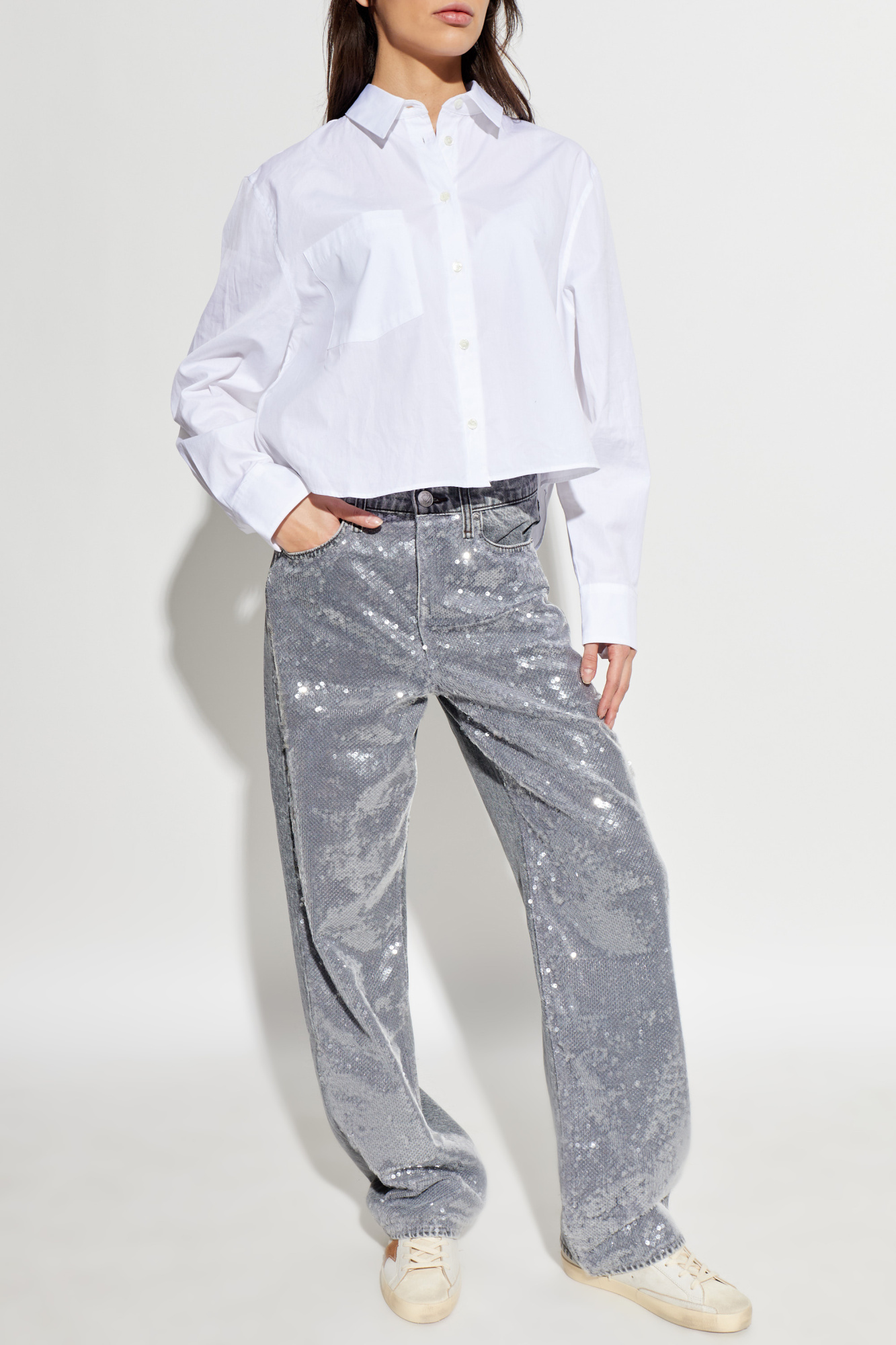 Rag & Bone Jeans with shimmering sequins | Women's | Vitkac